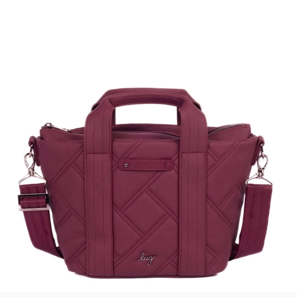 Dory Matte Luxe Crossbody - Wine Red